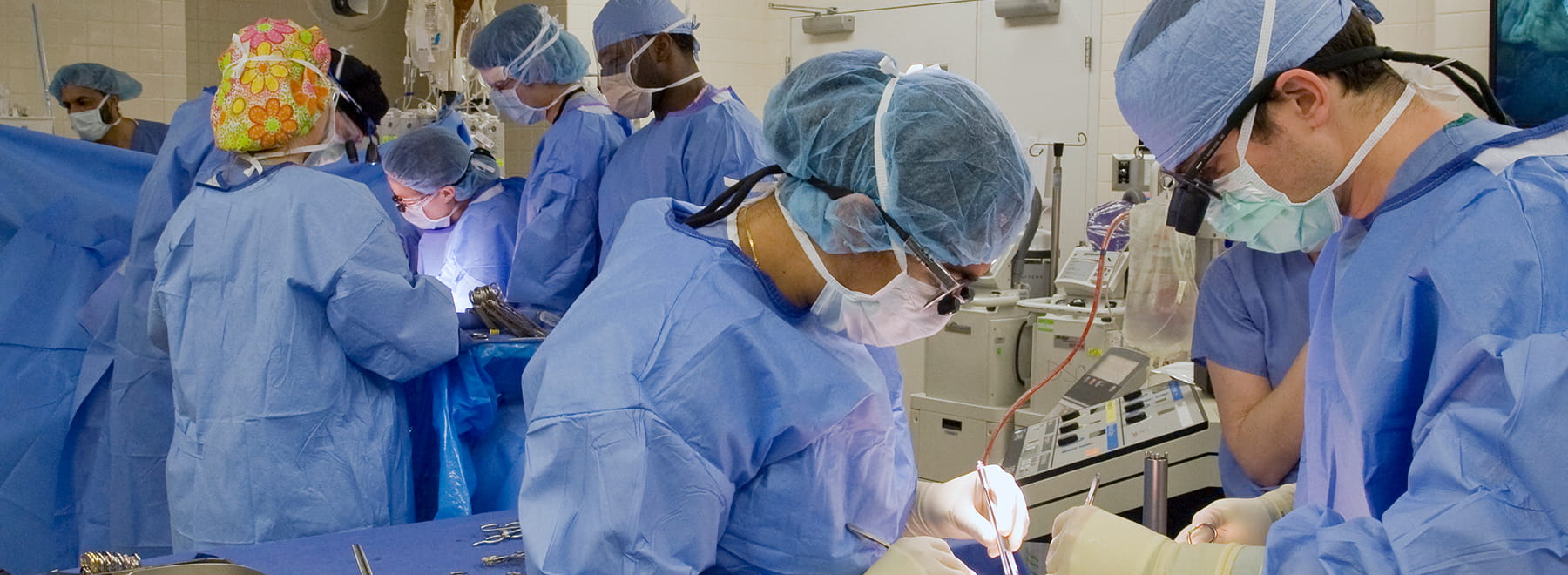doctor performing surgery